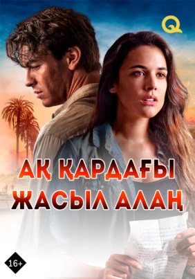 Ақ қардағы жасыл алаң